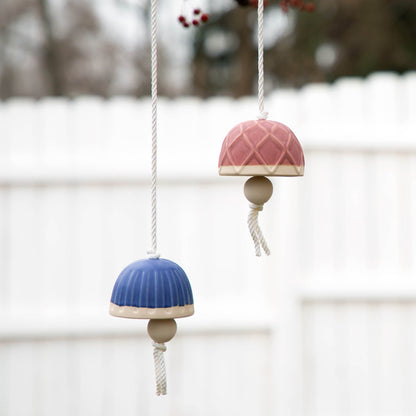 Ceramic Mushroom Bell Wind Chime - Image 1