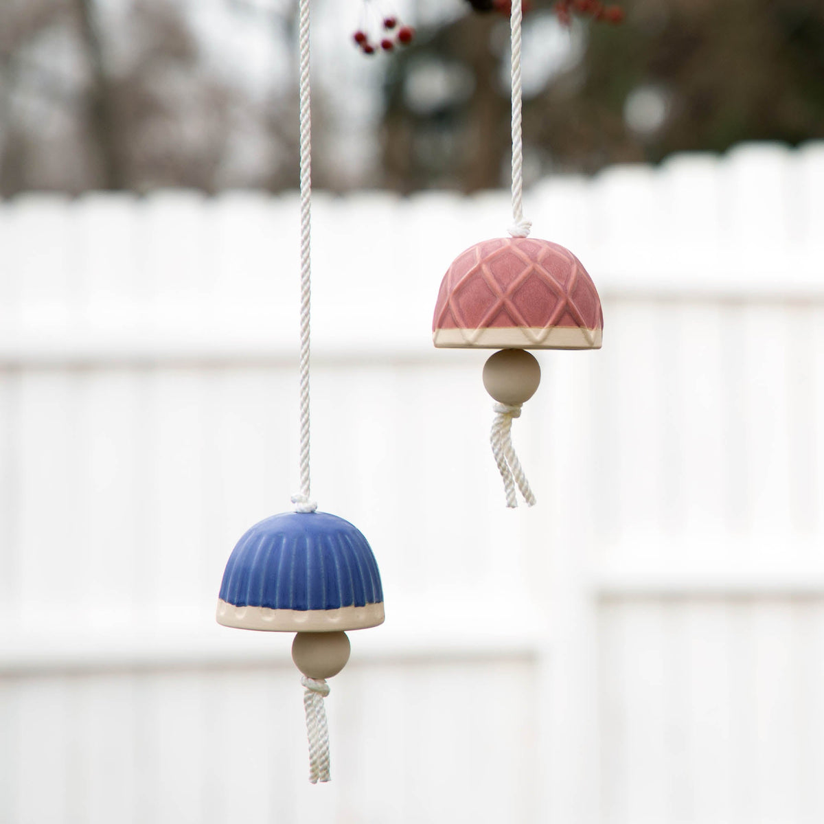 Ceramic Mushroom Bell Wind Chime - Image 5