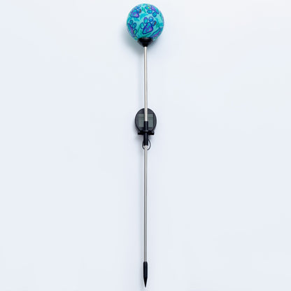 Paw Print Solar Garden Globe Stake - Image 5