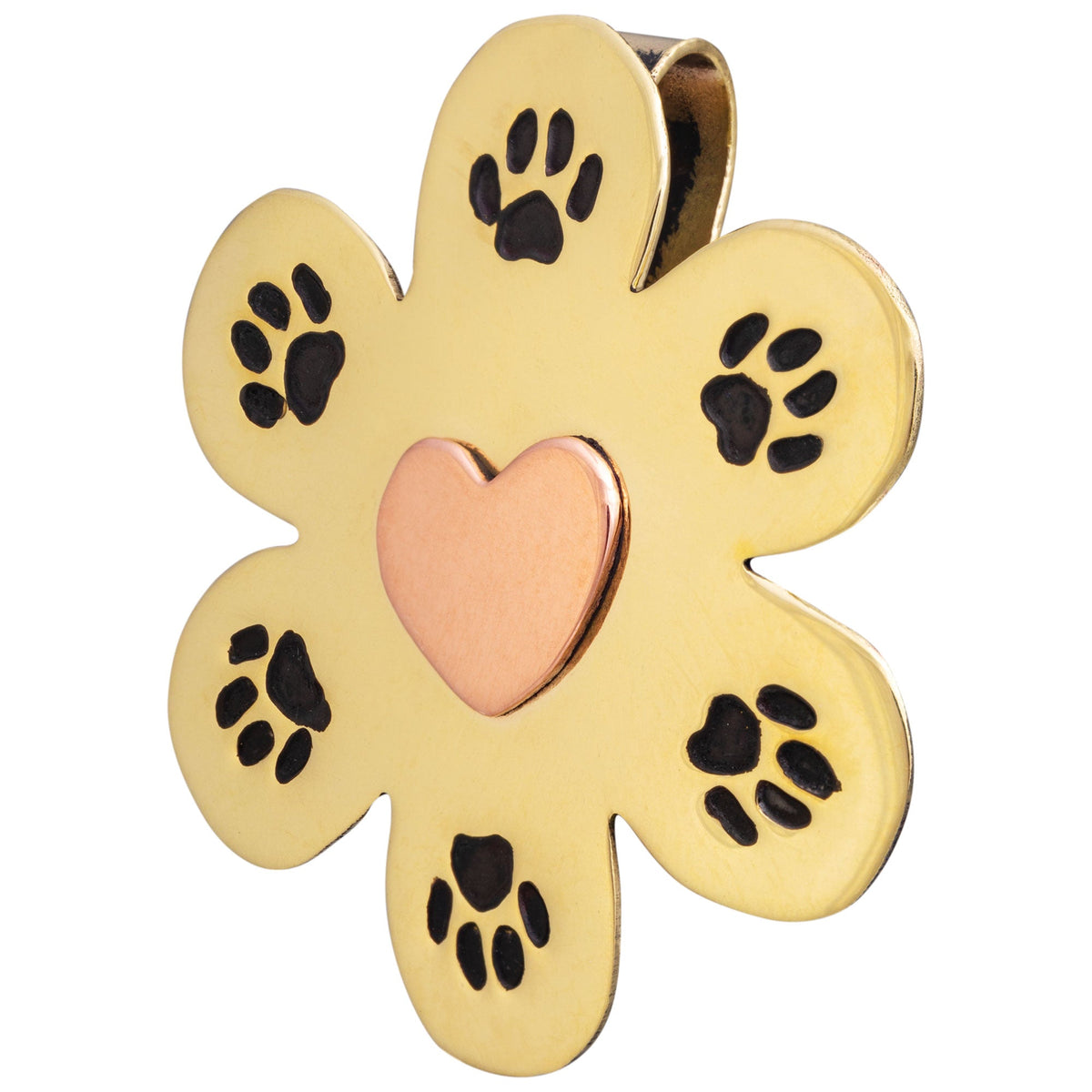 Mixed Metal Paw Plant Charm - Image 6