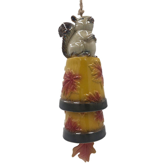 Ceramic Squirrel Wind Chime - Image 1