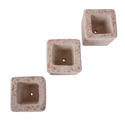 Reclaimed Stone Wave Planter Set of 3 - Image 4